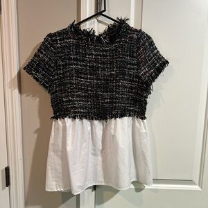 Zara Peplum Shirt